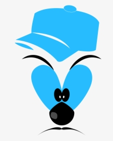 Png Character Mean Face Free Picture - Blue Faced Cartoon Character Png, Transparent Png, Transparent PNG