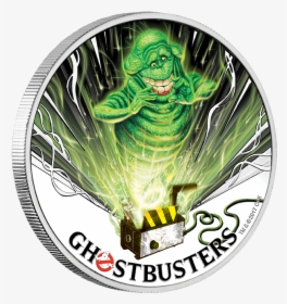 2017 1oz Ghostbusters Silver Coin - Slimer, HD Png Download, Transparent PNG