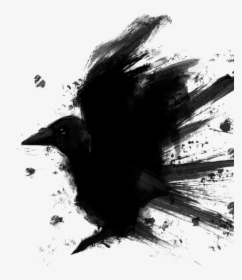 Tattoo Artist Common Raven Black And Gray Tattoo Ink, HD Png Download, Transparent PNG