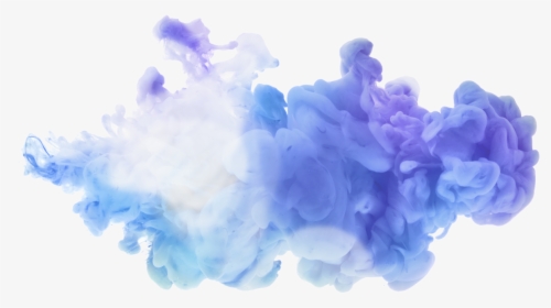 Blue Ink Cloud Transparent, HD Png Download, Transparent PNG