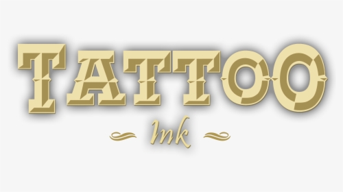 Tattoo Ink Logo Shadow - Calligraphy, HD Png Download, Transparent PNG