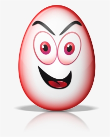 Egg With Mad Face, HD Png Download, Transparent PNG