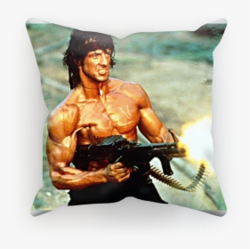 Rambo Collection ﻿sublimation Cushion Cover , Png Download - Rambo Sylvester Stallone Body, Transparent Png, Transparent PNG