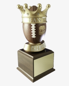Fantasy Football Crown Small Perpetual Trophy - Best Fantasy Football Trophies, HD Png Download, Transparent PNG
