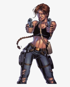 Lara Croft Png Image Download - Comic Book Lara Croft, Transparent Png, Transparent PNG