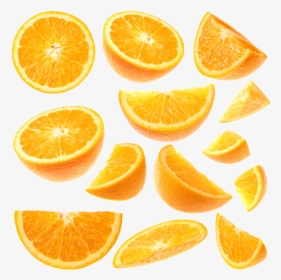 Tangerine Grapefruit Orange Slice - Transparent Background Orange Slice, HD Png Download, Transparent PNG