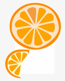 Slice, Fruit, Orange, Wedge, Vitamin, Citrus, Slices - Cartoon Orange Slice Png, Transparent Png, Transparent PNG