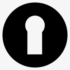 Keyhole - Vector Black Facebook Logo, HD Png Download, Transparent PNG