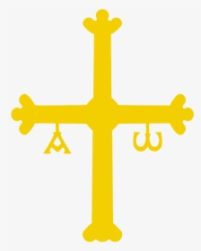 Victory Cross - Bandera Principado De Asturias, HD Png Download, Transparent PNG