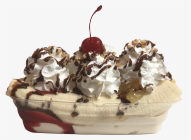 Banana Split At Triangle Drive In - Sundae, HD Png Download, Transparent PNG