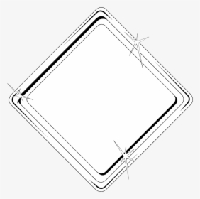Diamond Frame Png - Platter, Transparent Png, Transparent PNG