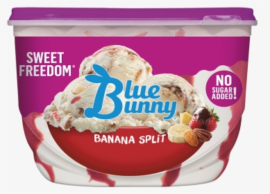 Sweet Freedom® Banana Split - Blue Bunny Monster Cookie Mash, HD Png Download, Transparent PNG
