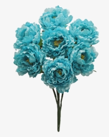 Turquoise Peony Flowers, HD Png Download, Transparent PNG