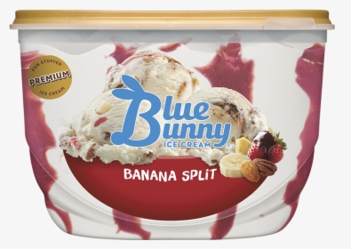 Banana Split - Blue Bunny Monster Cookie Mash, HD Png Download, Transparent PNG