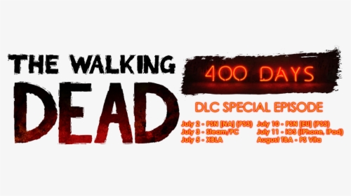 Walking Dead 400 Days Png, Transparent Png, Transparent PNG