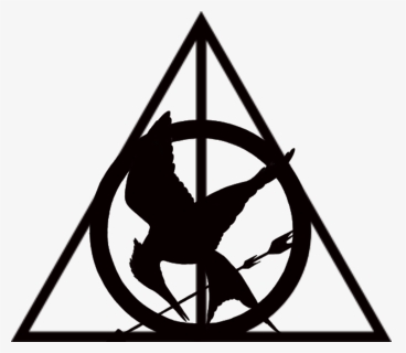 #hungergames #harrypotter #thehungerganes #deathlyhallows - Harry Potter Hunger Games Percy Jackson, HD Png Download, Transparent PNG