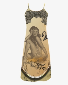 Vintage, Wonderful Pin Up Girl Alcestis Slip Dress - Lingerie Top, HD Png Download, Transparent PNG