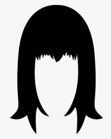 Shoulder Length With Full Bangs Wig - Wig Clipart, HD Png Download, Transparent PNG