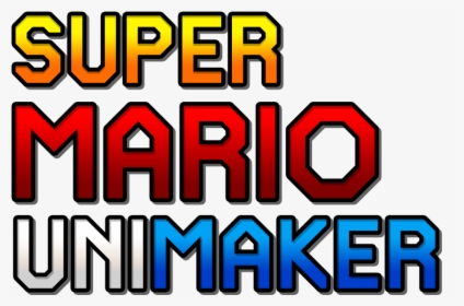 Super Mario Maker Logo Png - Super Mario Unimaker Logo, Transparent Png, Transparent PNG