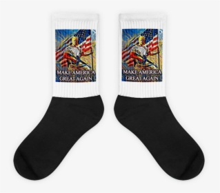 Make America Great Again Fully Sublimated Comfy Holiday - Sock, HD Png Download, Transparent PNG