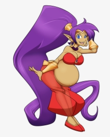 Shantae S In A Family Way - Pregnant Shantae, HD Png Download, Transparent PNG