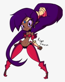 The Half Genie Hero Shantae - Cartoon, HD Png Download, Transparent PNG
