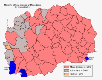 Demographic Map Of Macedonia, HD Png Download, Transparent PNG