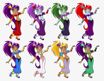 Shantae Smash Bros Colors, HD Png Download, Transparent PNG