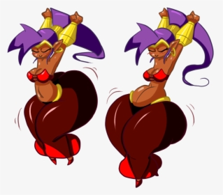 Twerkin Shantae Colored - Twerkin Shantae, HD Png Download, Transparent PNG