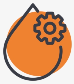 Icon Water Orange, HD Png Download, Transparent PNG