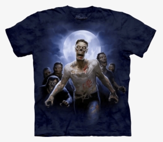 Zombie Horde T-shirt - Walmart Wolf Shirt, HD Png Download, Transparent PNG