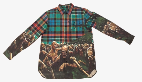 Image Of Zombie Horde Plaid Work Shirt - Plaid, HD Png Download, Transparent PNG