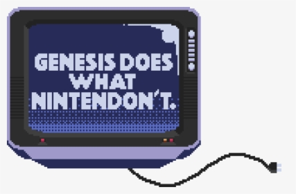 Sega Mega Drive Genesis Does What Nintendon T Tv Spot - Mega Drive Does What Nintendon T, HD Png Download, Transparent PNG