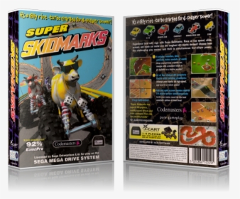 Transparent Skid Marks Png - Super Skidmarks Megadrive Cover, Png Download, Transparent PNG
