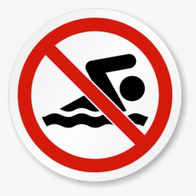 Iso No Swimming - No Swimming Sign Png, Transparent Png, Transparent PNG
