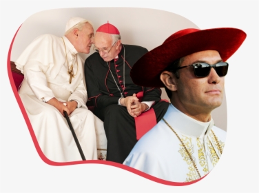 Kneel Before Hollywoods Pope Season - Netflix The Two Popes, HD Png Download, Transparent PNG