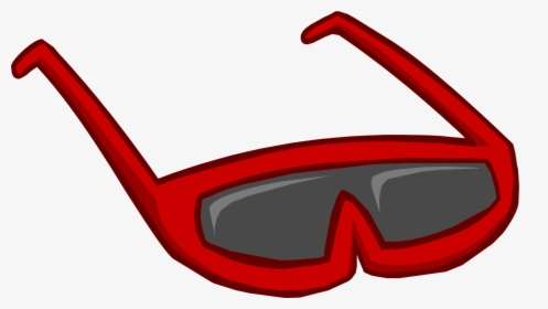 Red Glasses Club Penguin, HD Png Download, Transparent PNG