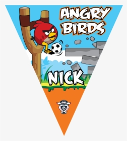 Angry Birds Triangle Individual Team Pennant - Angry Birds Rio Icon, HD Png Download, Transparent PNG