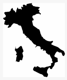 Vieu Clip Cat Silhouette - Italy Map, HD Png Download, Transparent PNG
