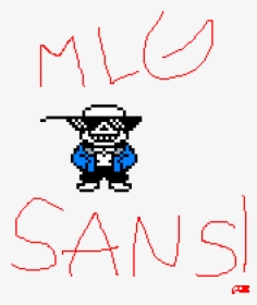 Mlg Sans Baby - Sans With Red Jacket, HD Png Download, Transparent PNG