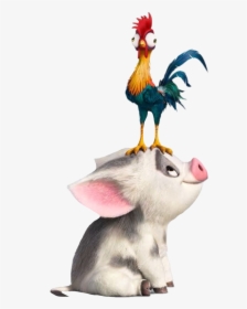 Hei Hei The Rooster Moana The Walt Disney Company Film - Pua And Hei Hei, HD Png Download, Transparent PNG