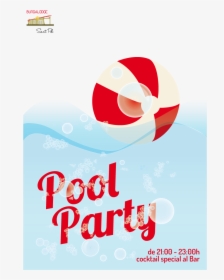 Clip Art Poster Pinterest - Graphic Pool Party Poster Design, HD Png Download, Transparent PNG
