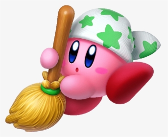 Kirby Is Cleaning - Kirby Star Allies Cleaning, HD Png Download, Transparent PNG