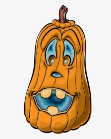 Halloween Pumpkin Cartoon, HD Png Download, Transparent PNG