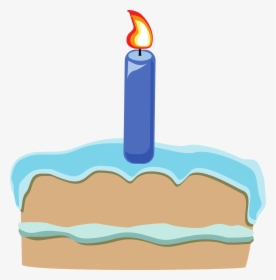 Cake, Candle, Birthday - Vela De Bolo Png, Transparent Png, Transparent PNG