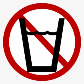 No Drinking Water Sign, HD Png Download, Transparent PNG