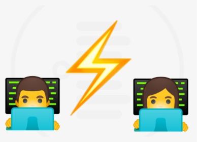 Bitcoin Can Be Impractical To Use Because Of Slow And - Emoji Lightning Bolt Vector, HD Png Download, Transparent PNG
