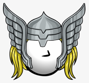Hammer Clipart Thor - Thor Helmet Clipart, HD Png Download, Transparent PNG