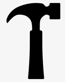 Hammer Png Black - Svg Hammer, Transparent Png, Transparent PNG