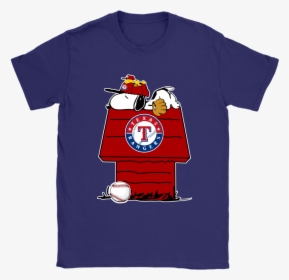Texas Rangers Snoopy And Woodstock Resting Together - Snoopy, HD Png Download, Transparent PNG